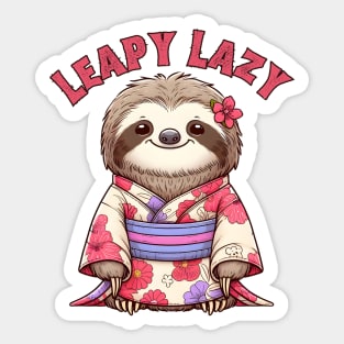 Lazy leap year Sticker